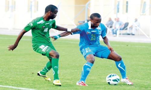 دبا الفجيرة يكسب فوزاً  مهماً في دوري الدرجة الاولى